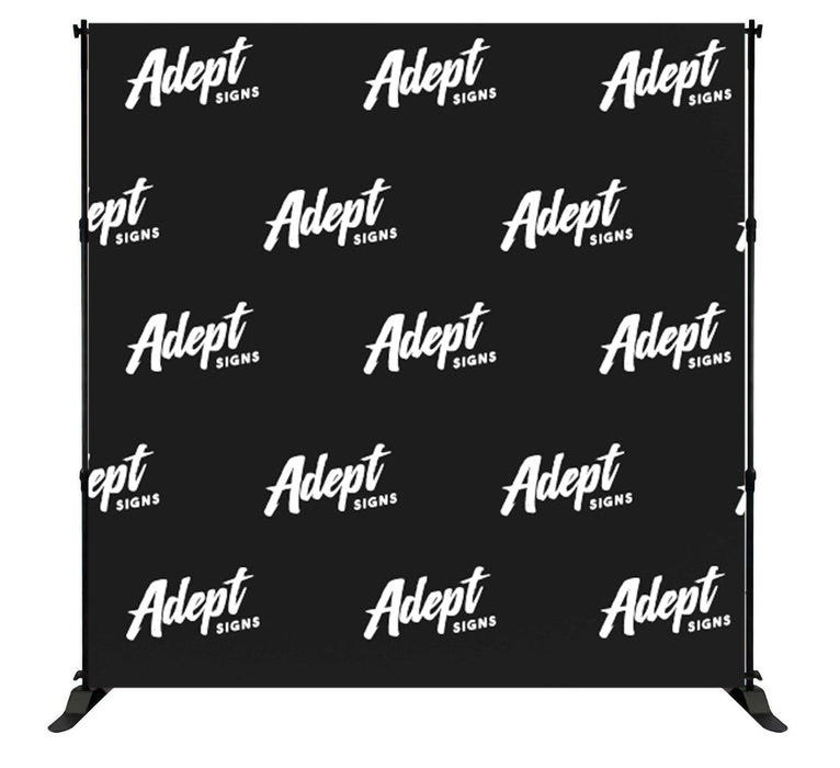 8ft Step-and-Repeat Backdrop
