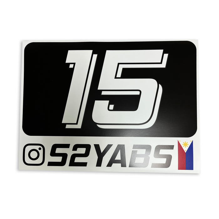 Magnetic Race Car Numbers (Type E)