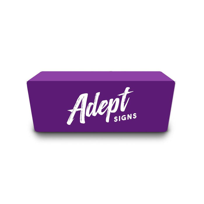 6' Fitted Table Cover - Adept Signs