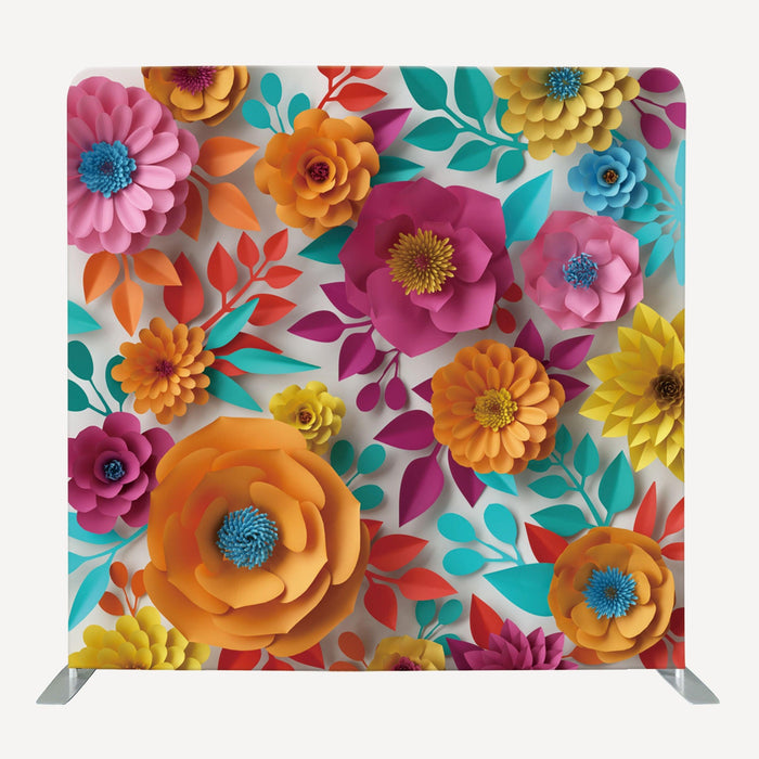 Flower #140 Economy 8ft Tension Backdrop - Adept Signs