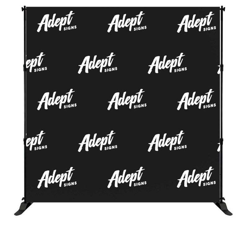 8ft Step-and-Repeat Backdrop