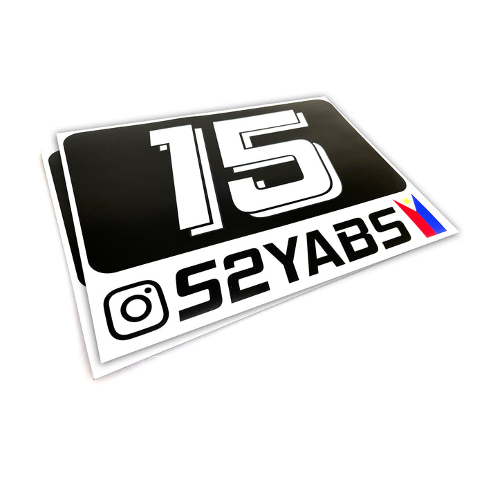Magnetic Race Car Numbers (Type E)