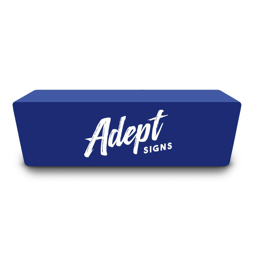 8' Fitted Table Cover - Adept Signs