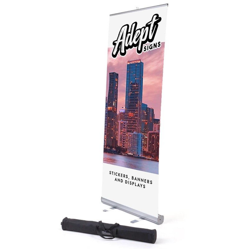 34" Economy Retractable Banner Stand - Adept Signs