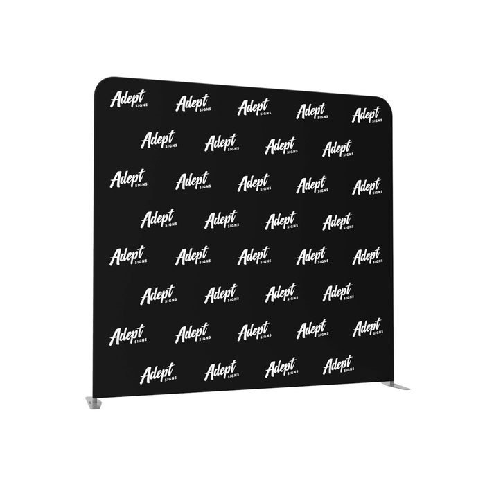 8' Tension Fabric Backdrop (Rounded Corners) - Adept Signs