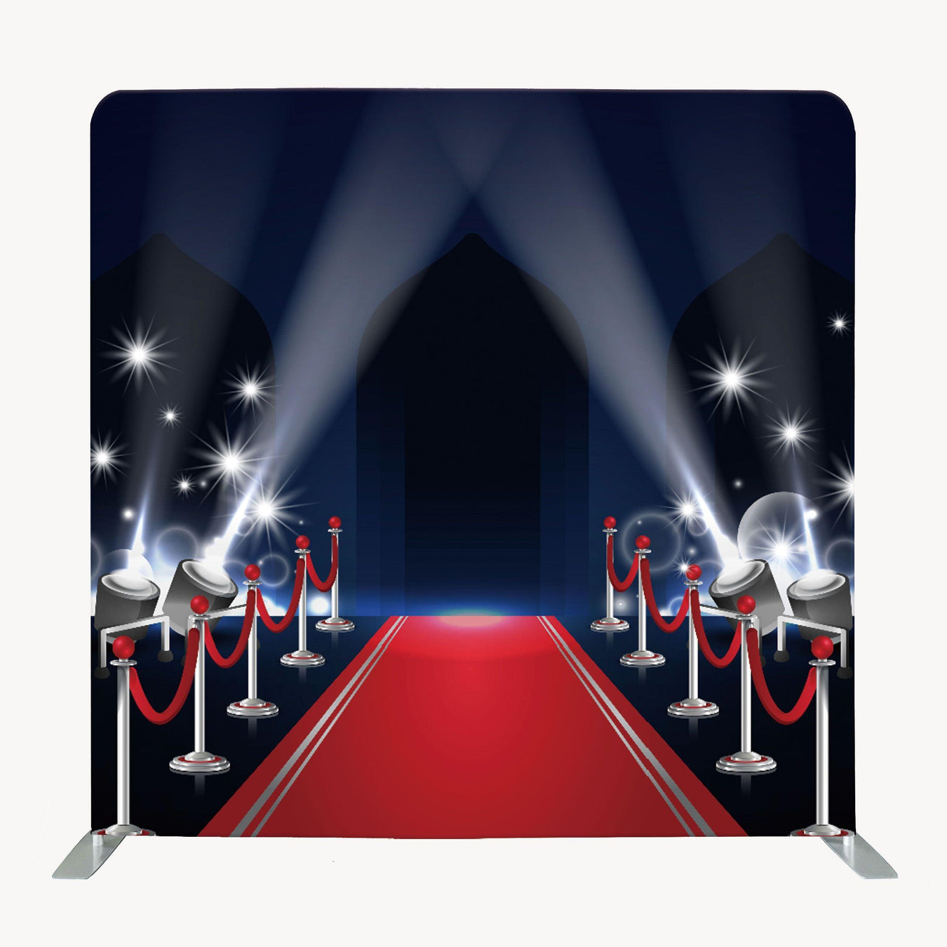 Red Carpet #162 Economy 8ft Tension Backdrop - Adept Signs