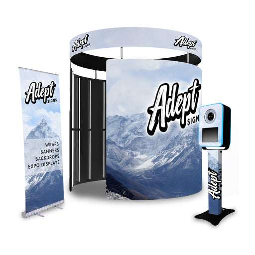 Trade Show Experience - Booth B Rental - Adept Signs