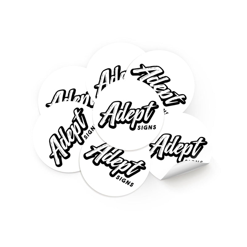 Die Cut Stickers - Adept Signs